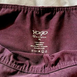 VOGO Athletica Highrise Leggings w/ mesh details on legs